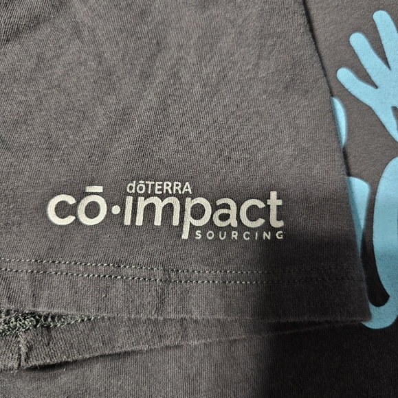 Nike Black Tee with Light Blue Graphic - Picture 4 of 7